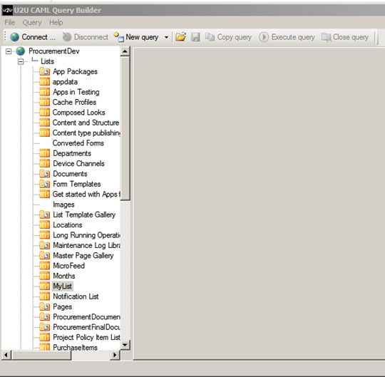 Select your list name